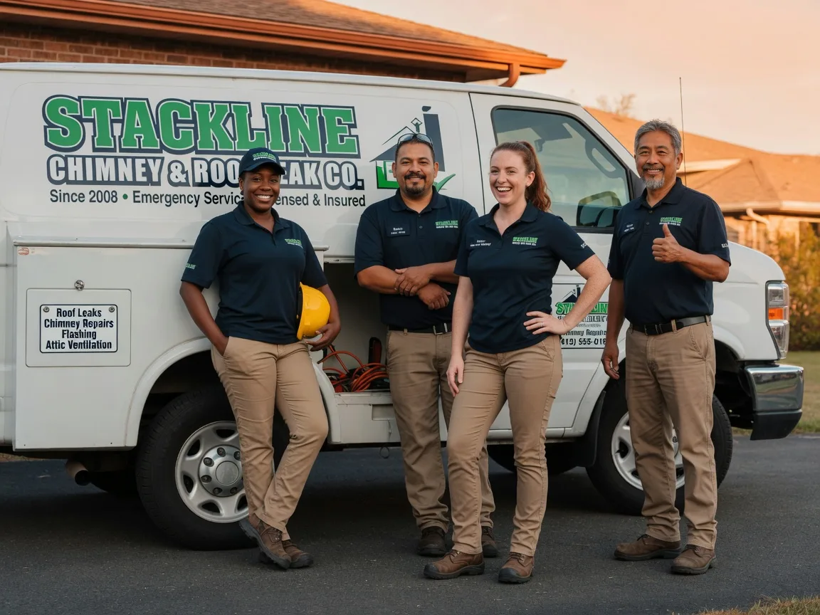 Chimney flashing repair company in Eucha, OK